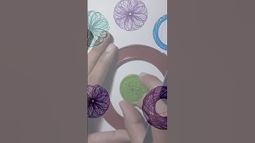 Spirograph Design | Spirograph Art | Spirograph Drawing | Spirograph Scale #ytshorts #art #shorts