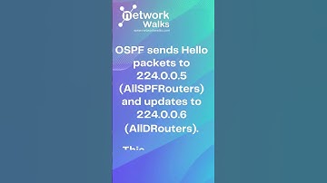 OSPF Uses Multicast to Optimize Routing Traffic