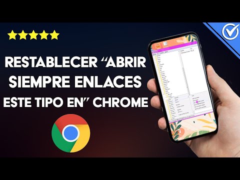 ¿Cómo restablecer ‘Abrir siempre enlaces este tipo’ en CHROME?