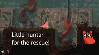 Trying to beat Hunter as a slugpup pt. 1 [Rain World]