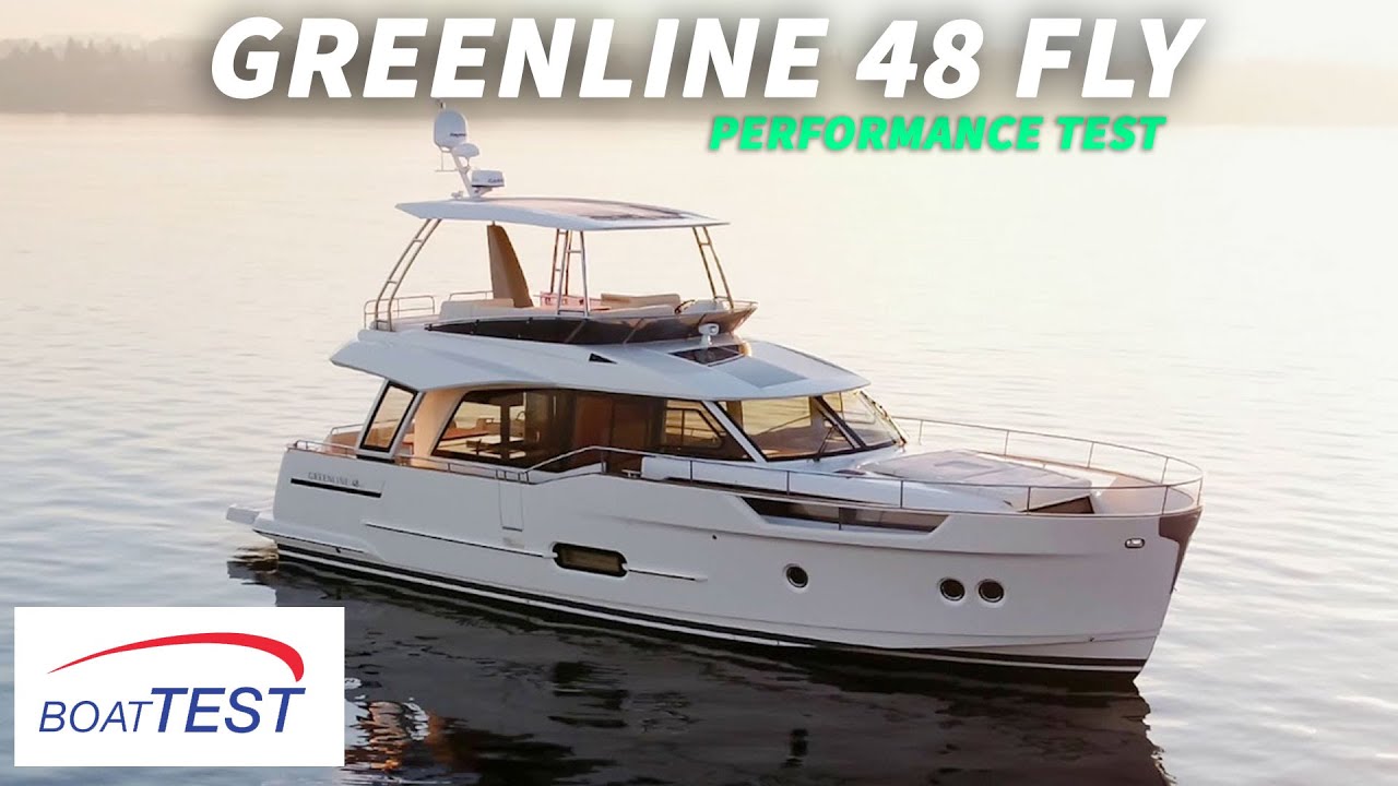 ⁣Greenline 48 Fly (2019-) Test Video - By BoatTEST.com