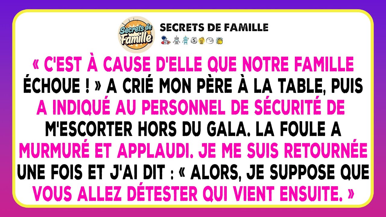 Ma Famille M'a Expulsé Du Gala, Mais Quand Mon Mari Milliardaire Est Entré, Ils...