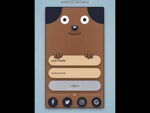 Dog Login - HTML / CSS