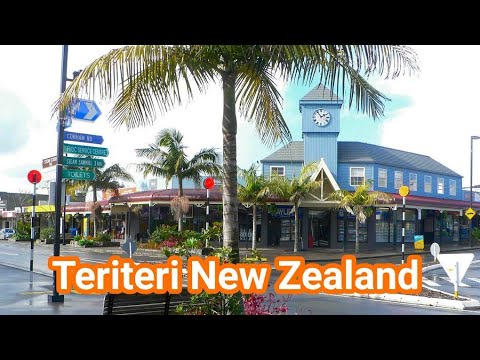 Drive Through the Town Centre of Kerikeri, Northland's favourite subtropical town in New Zealand