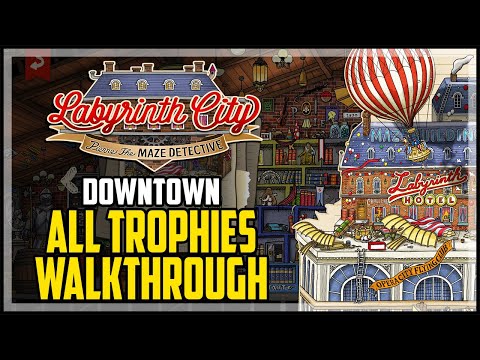 Labyrinth City Pierre The Maze Detective - Downtown 100% Walkthrough