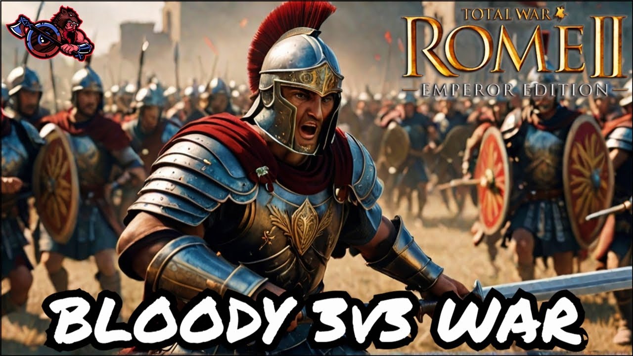 Rome's Legions Have Come For Blood!! 3v3-Total War Rome 2 - YouTube