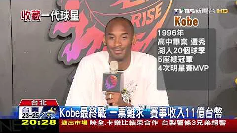 【TVBS】就是愛Kobe！收藏球鞋球衣　市值破百萬 - 天天要聞