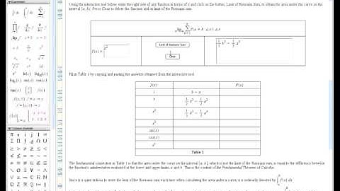 Definite Integrals