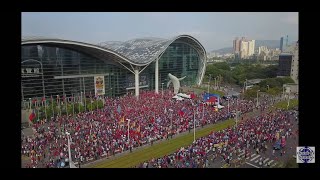 國慶還不快點進來一起唱國歌及國旗歌?空拍高雄市國慶升旗典禮~快來看看現場到底有多熱鬧~NATIONAL DAY OF REPUBLIC OF CHINA 韓國瑜市長主持