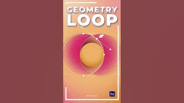 Geometry Loop animation | 2danimation | 2dmotiongraphics