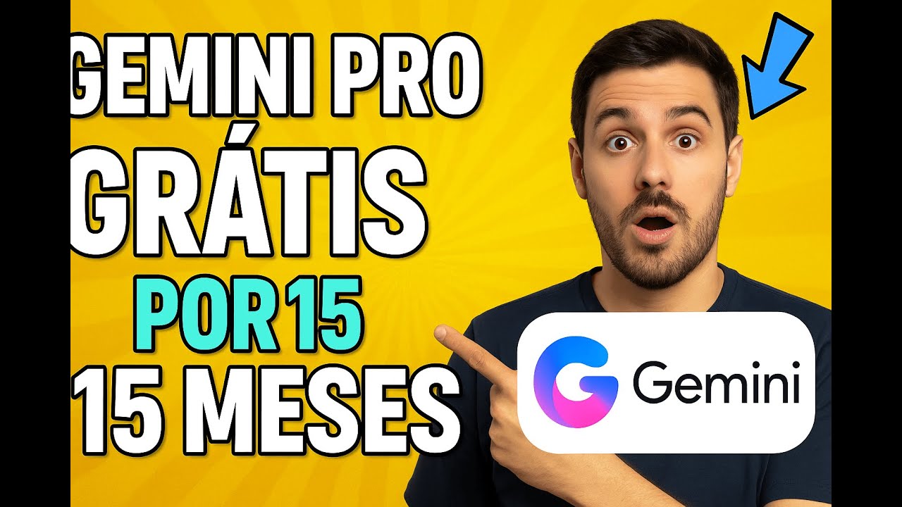 Como ganhar 15 meses gratis de Gemini Pro ? - YouTube