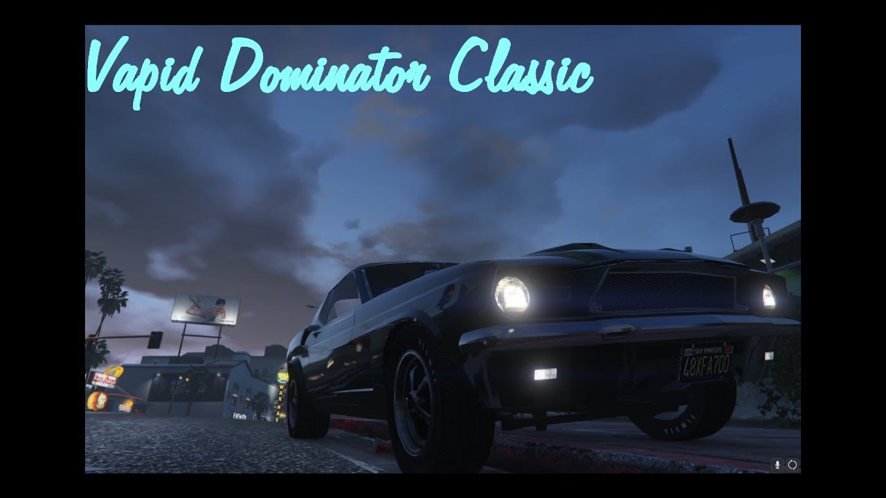 Vapid Dominator Classic samochód z Mafii 3 w Grand Theft