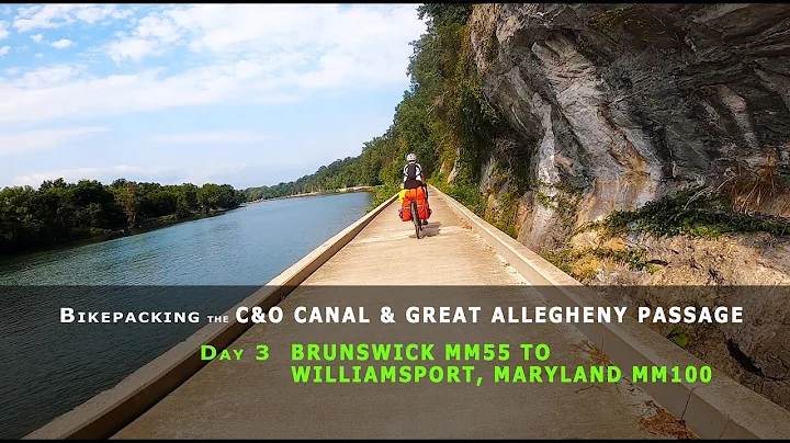 Bikepacking the C&O Canal, Great Allegheny Passage Day 3 -- Brunswick to Williamsport, MD on the C&O