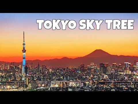 TOKYO AL TRAMONTO DALL' ALTO DELLA TOKYO SKYTREE - SPETTACOLARE!