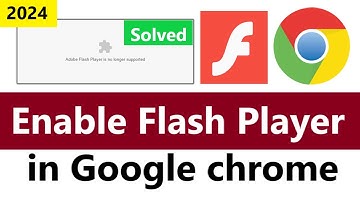 How To Enable Adobe Flash Player On Chrome 2024 | Flash Player on Windows 10,11 #flashplayer