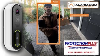Introducing the Alarm.com Touchless Video Doorbell | PROTECTION PLUS