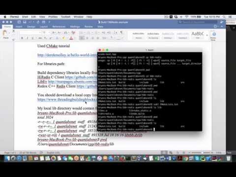 Overview of CMake and C++ HFT like algo trading software project