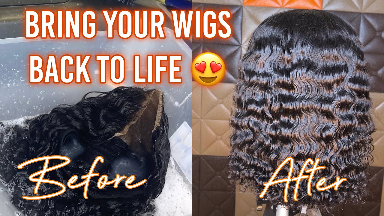 HOW TO WASH AND MAINTAIN YOUR GLUELESS WIGS BRING YOUR WIG BACK TO