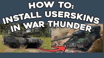 How to install War Thunder user created skins!