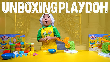 Cooking Fettucini for Mommy #playdoh | Gen Halilintar 11 Qahtan Halilintar