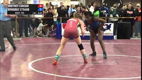 53 kg R1 - Whitney Conder (Army WCAP) vs Kimberly ...