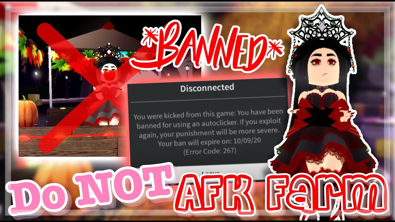 Banned for using autoclik :c : r/RoyaleHigh_Roblox