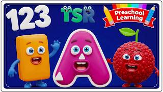 Preschool Learning activities for 3 year olds at home | Learn ABC Phonics Shapes Numbers Colors 🌈 screenshot 3