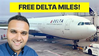 How To Get FREE Delta SkyMiles! (12 Status)