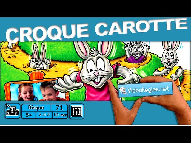 Vidéorègle jeu de société Croque-Carotte par Yahndrev (#71) (+