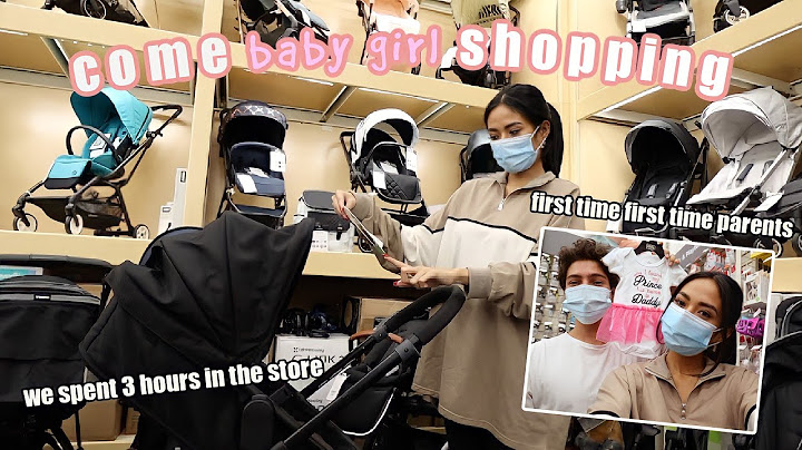 going baby shopping for the first time *went a little crazy*