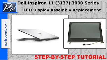 Dell Inspiron 11 (3137) 3000 Series LCD Display Assembly Video Tutorial Teardown