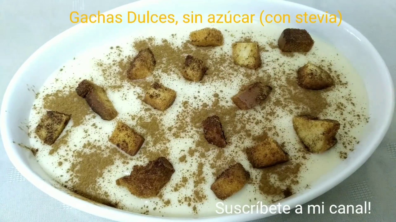 Gachas Dulces SIN AZÚCAR - CON STEVIA. Para Diabéticos. Postre de Todos Los Santos. Económico.