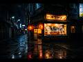 Rain Sounds for Sleep 🌧️ Cozy Ramen Shop Ambience (2 Hours, No Music)