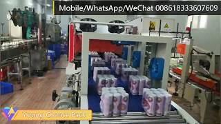 Automatic Double Lanes Shrink Wrapping Machine drinking water, soft drinks, beverage screenshot 3