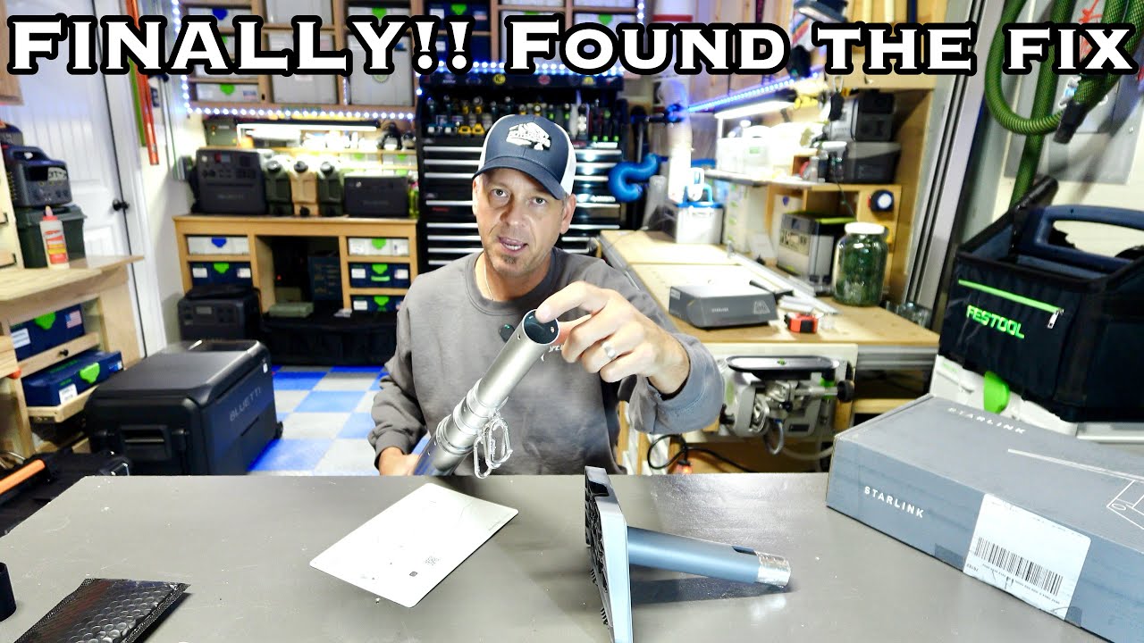 ЛУЧШЕЕ решение для УЖАСНОГО дизайна крепления на столбе STARLINK Gen3!