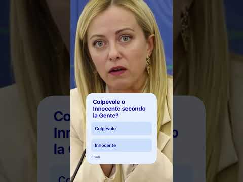 Giorgia Meloni Indagata! La Notizia Completa sul mio canale YouTube! Anteprima #shorts