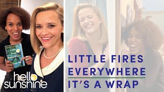 Reese Witherspoon U0026 Kerry Washington Bts With The Cast Of Little Fires Everywhere
