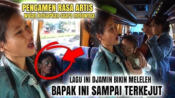 Ikuti Wulan ngamen dibus bawakan lagu sedih netizen kalo denger lagu ini pasti Merinding