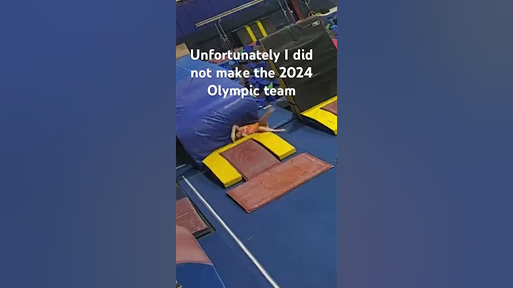 Unfortunately I did not make the 2024 Olympic team ￼😭