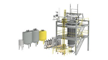 ECF-S/E Series Full Automatic Continuous Vertical Cylinder Block PU Foaming Machine