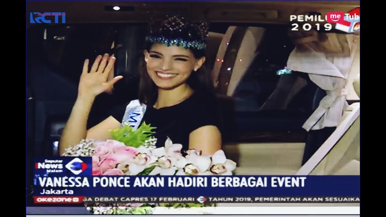 Miss World 2018 Vanessa Ponce Tiba di Indonesia - SIM 12/02 - YouTube