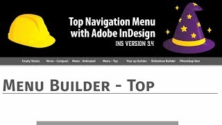 Instant Top Menu Bar in InDesign — in5 v3.4 features