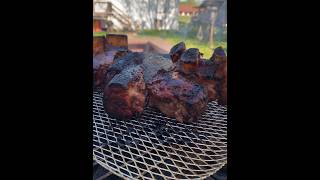 Grilling Short Ribs #outdoorcooking  #grilled #shortvideo