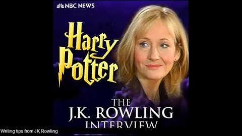 Writing tips from JK Rowling - Click here now!