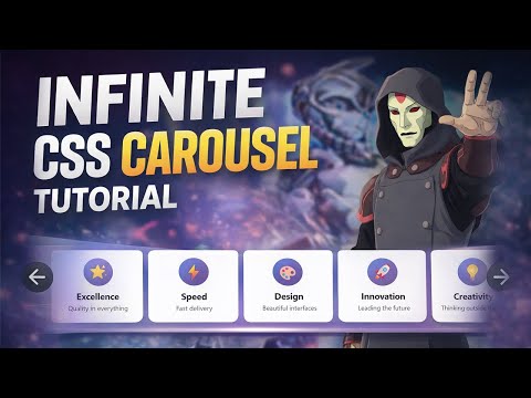Modern Infinite Carousel Animation In 2 Minutes | Using Just HTML & CSS