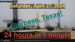 SpaceX Starship Launch Complex [04-27-2024] - Daily Time Lapse #timelapse #spacex #starship