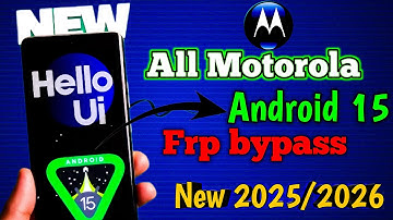 Moto Frp Bypass 2025 - New Method 🔥 | Google Play Service Fix ✅ | All Motorola Frp Unlock 
