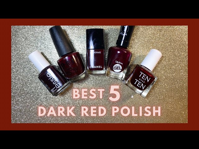 THTC HIGH GLOSSY FINISH- WATER PROOF NAIL POLISH DARK RED DARK RED - Price  in India, Buy THTC HIGH GLOSSY FINISH- WATER PROOF NAIL POLISH DARK RED  DARK RED Online In India,