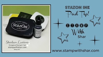 StazOn Ink Tip - Stamp With Shar