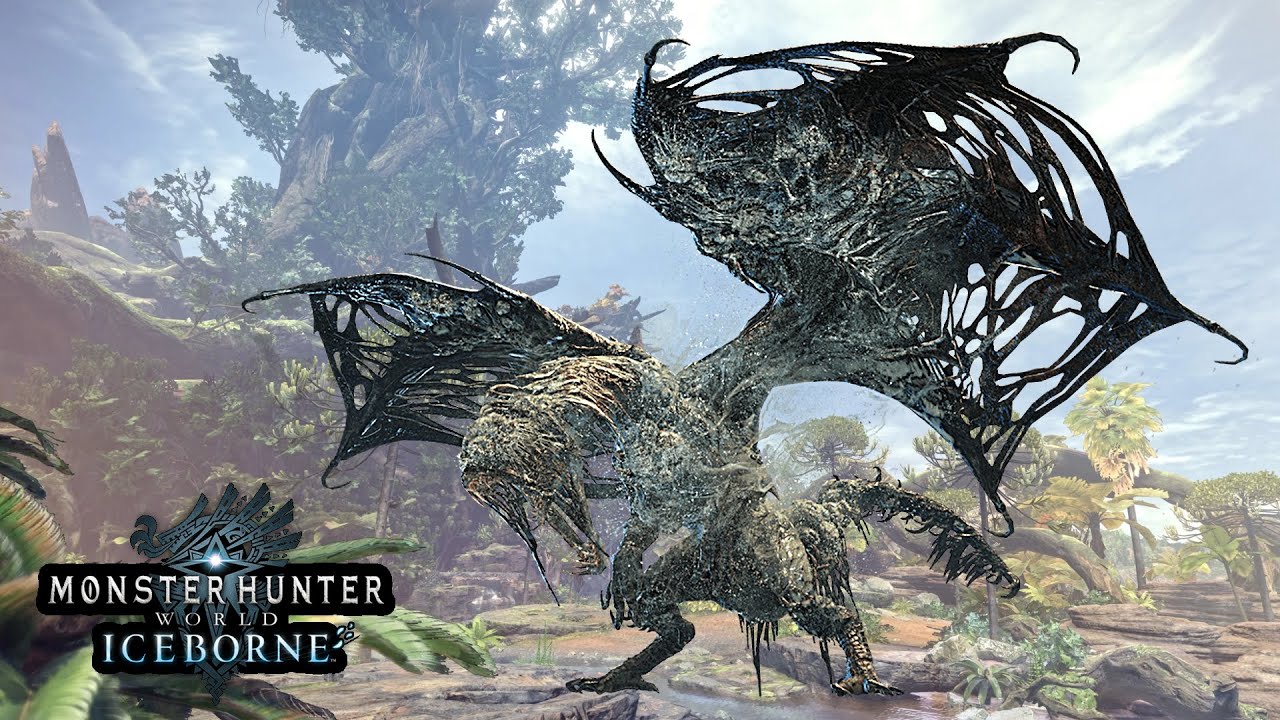 Monster Hunter World: Iceborne - Blackveil Vaal Hazak Bossfight